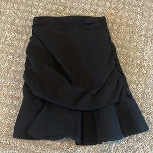 Katie J NYC Tween Black Rouched Skirt